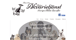 Desktop Screenshot of akvarietjanst.se